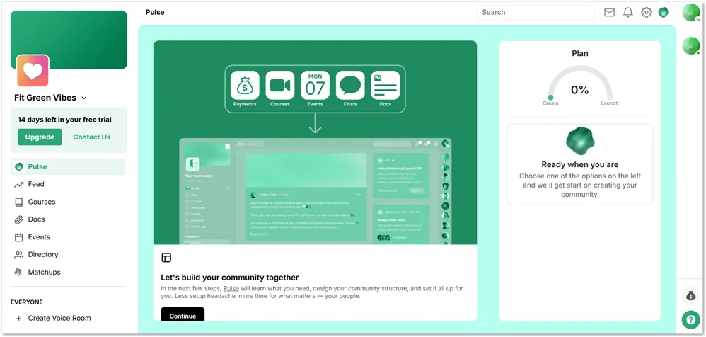 Heartbeat community dashboard