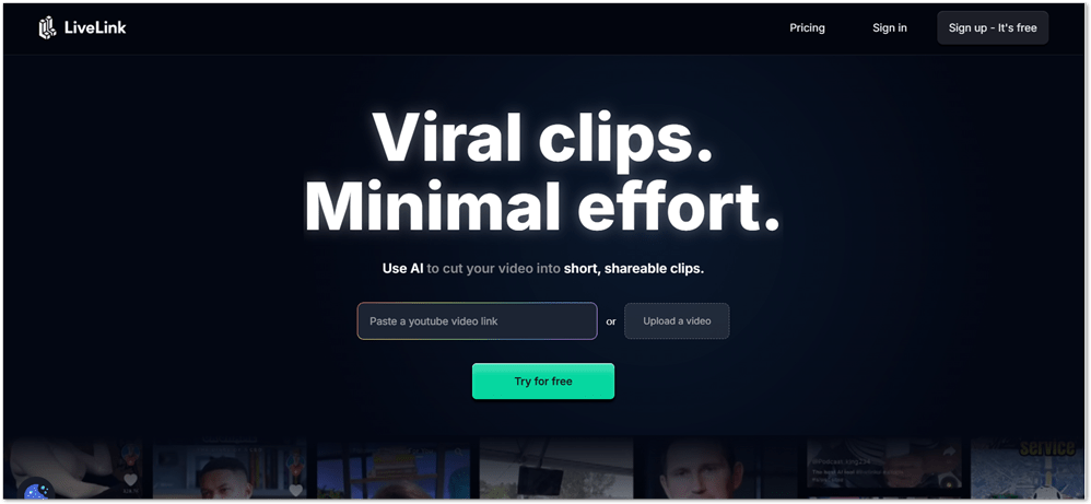 LiveLink website