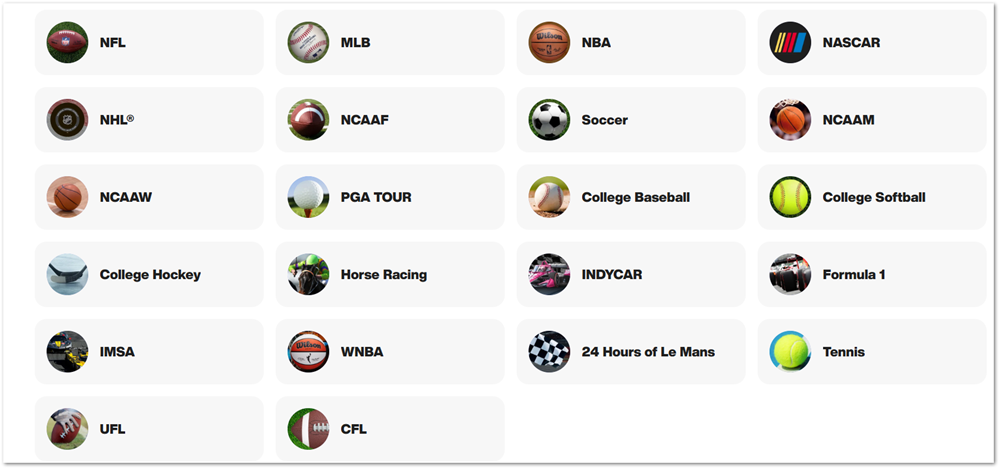 SiriusXM sports