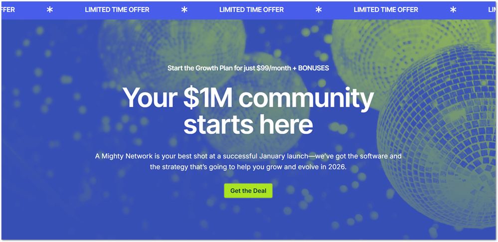 Mighty Networks Black Friday 2025 deal