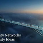 100 community ideas illustration with bridge transition