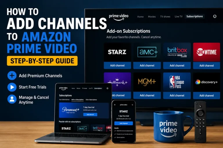 How to Add Channels to Amazon Prime Video feature banner