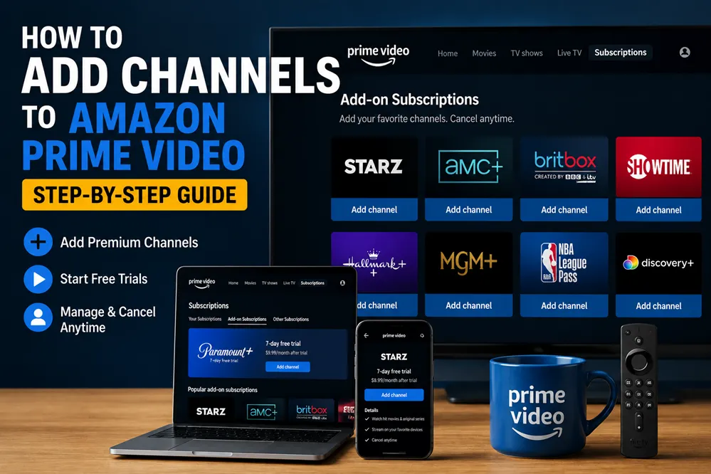 How to Add Channels to Amazon Prime Video feature banner